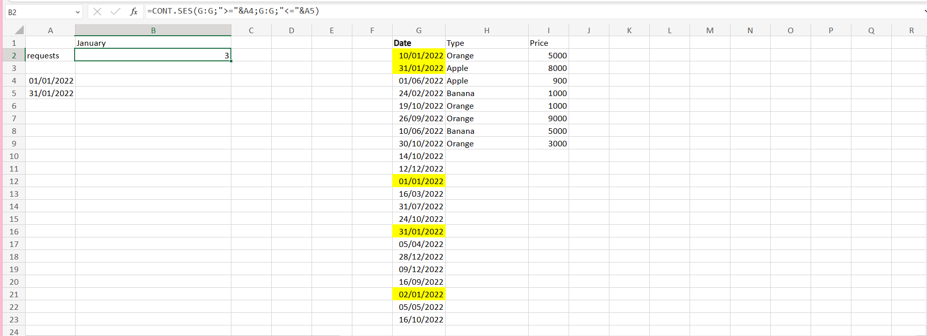 How To Count Dates In Excel Based On Condition 5 Easy Ways