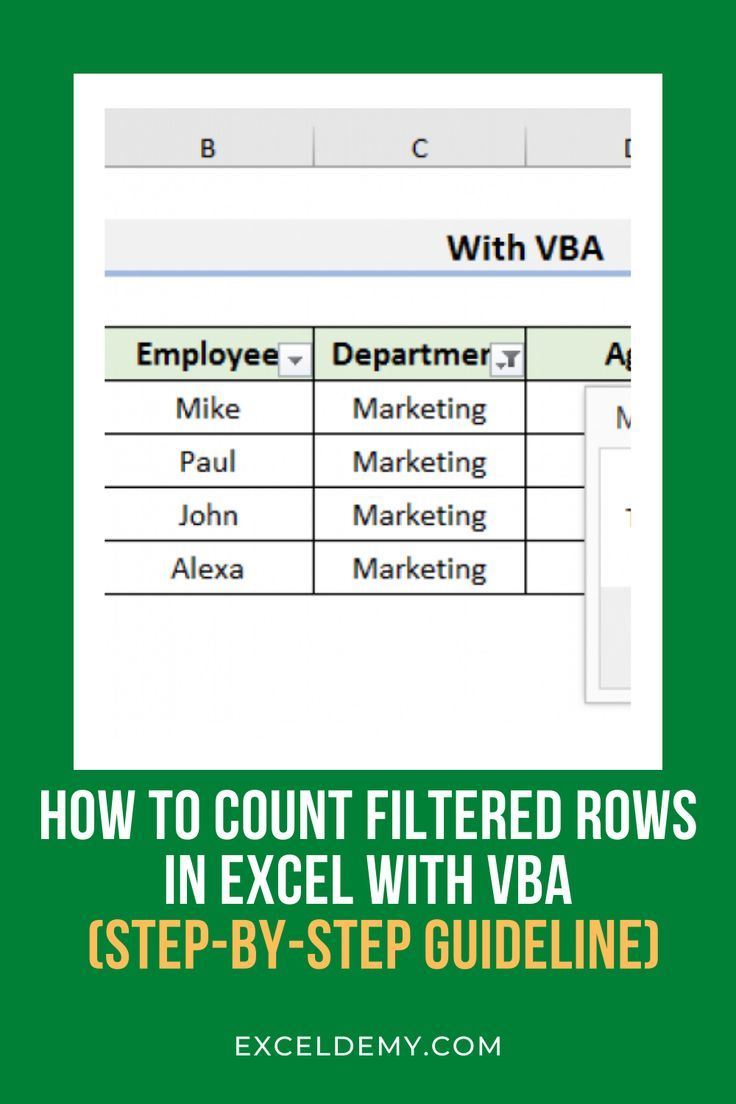 How To Count Rows In Excel Learn Excel