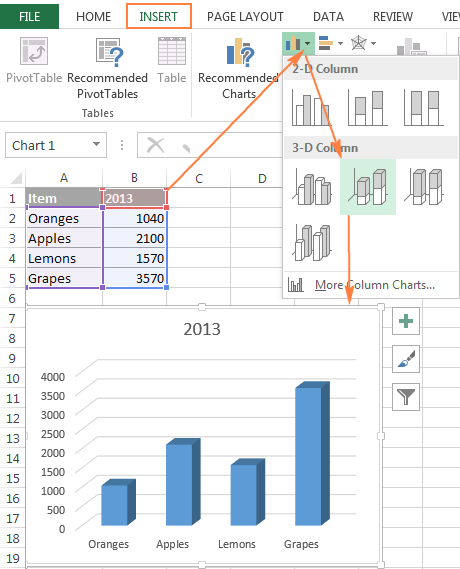 How To Create A Chart In Excel From Multiple Sheets