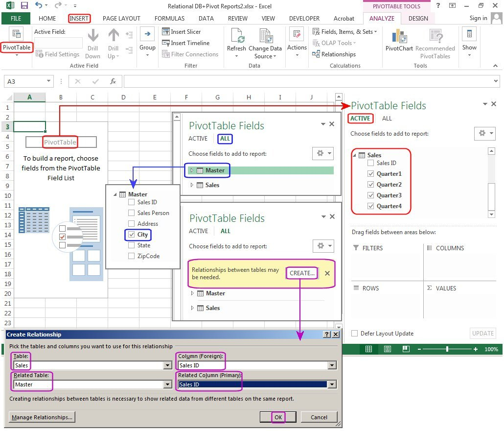 How To Create A Database From An Excel Spreadsheet With Pictures