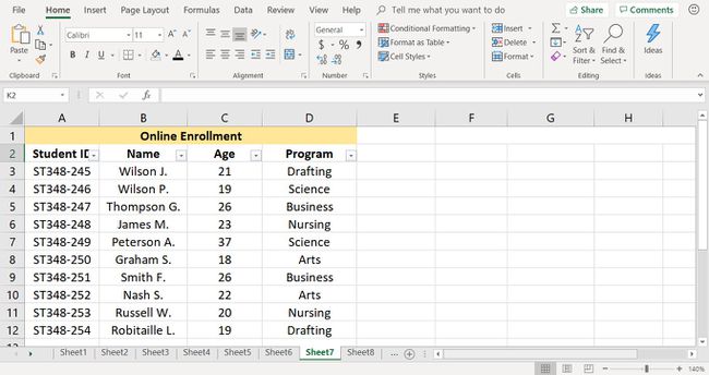 How To Create Data Lists In Excel Spreadsheets