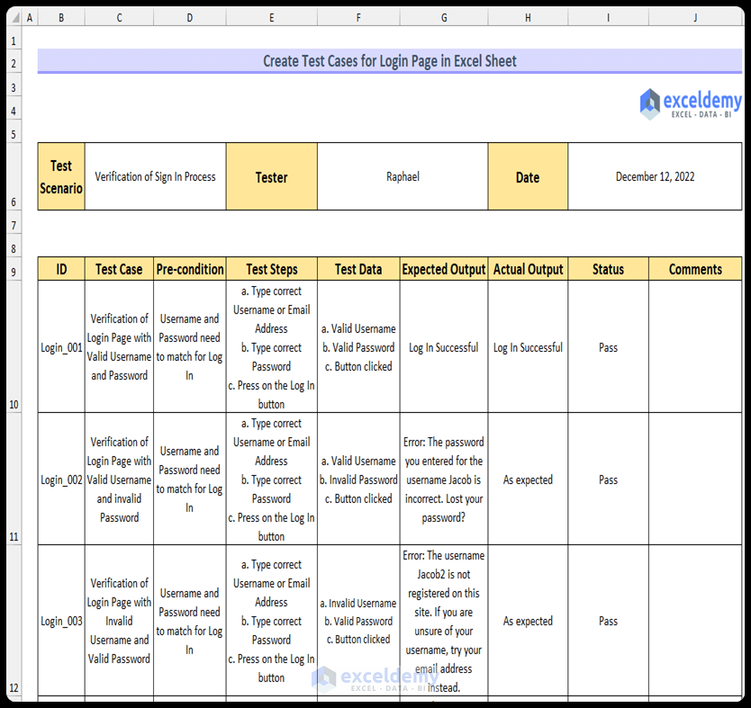 5 Ways to Write Unit Tests in Excel