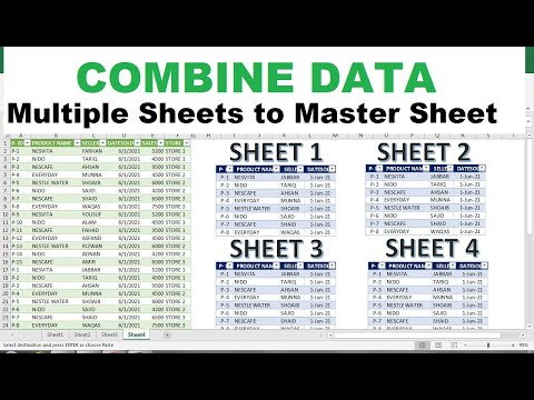 How To Create Your Master Sheet And Enter Your Data Youtube