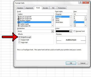 How To Cross Out In Excel 2013 Solve Your Tech