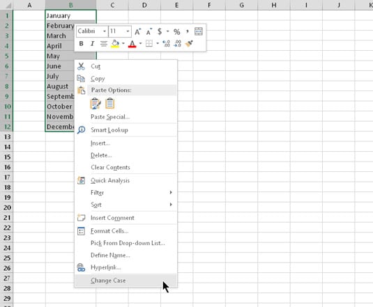 How To Customize Excel 2016 Shortcut Menus In Vba Dummies