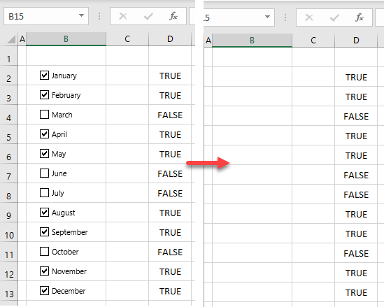 3 Ways to Delete Checkbox in Excel Easily