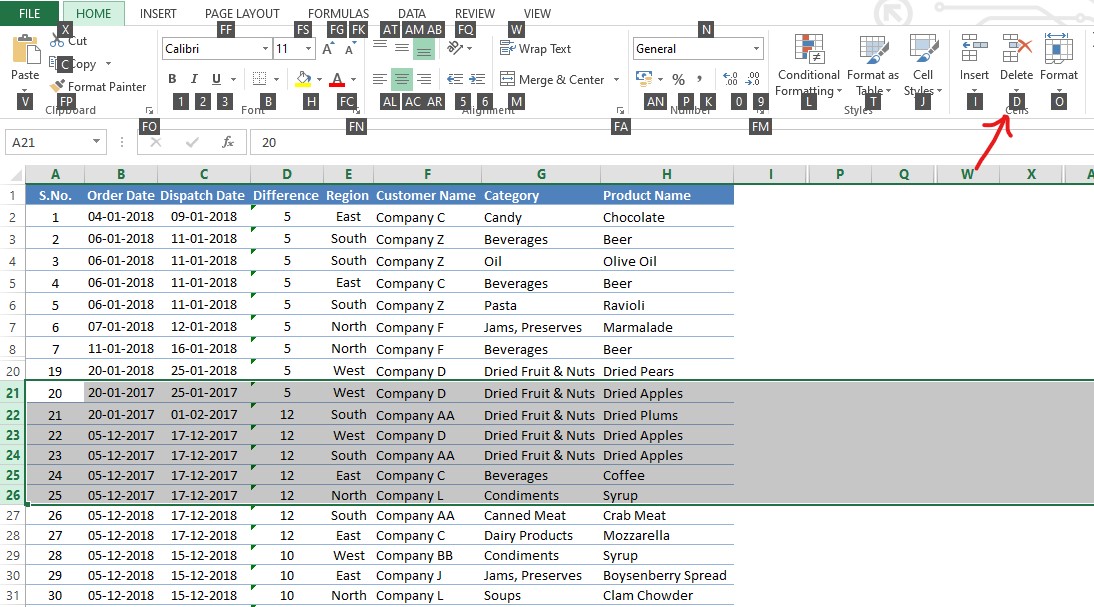 How To Delete Rows In Excel 6 Efficient Ways