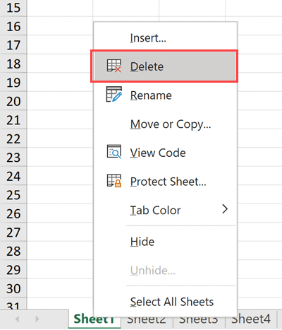 How To Delete Sheets In Excel 5 Examples Exceldemy