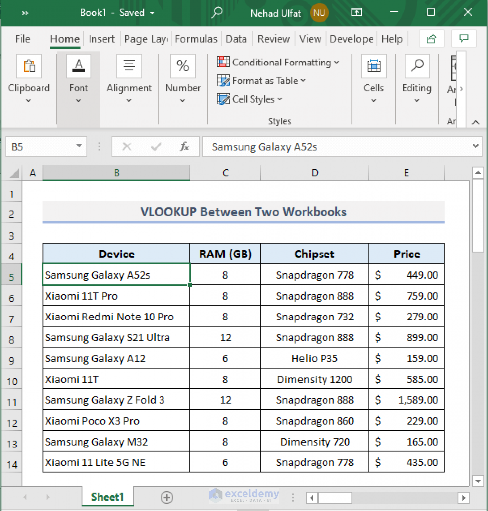 VLOOKUP Made Easy: Connect Data Across Excel Sheets