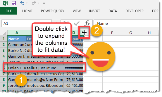 How To Easily Expand Column Width To Fit Data How To Excel