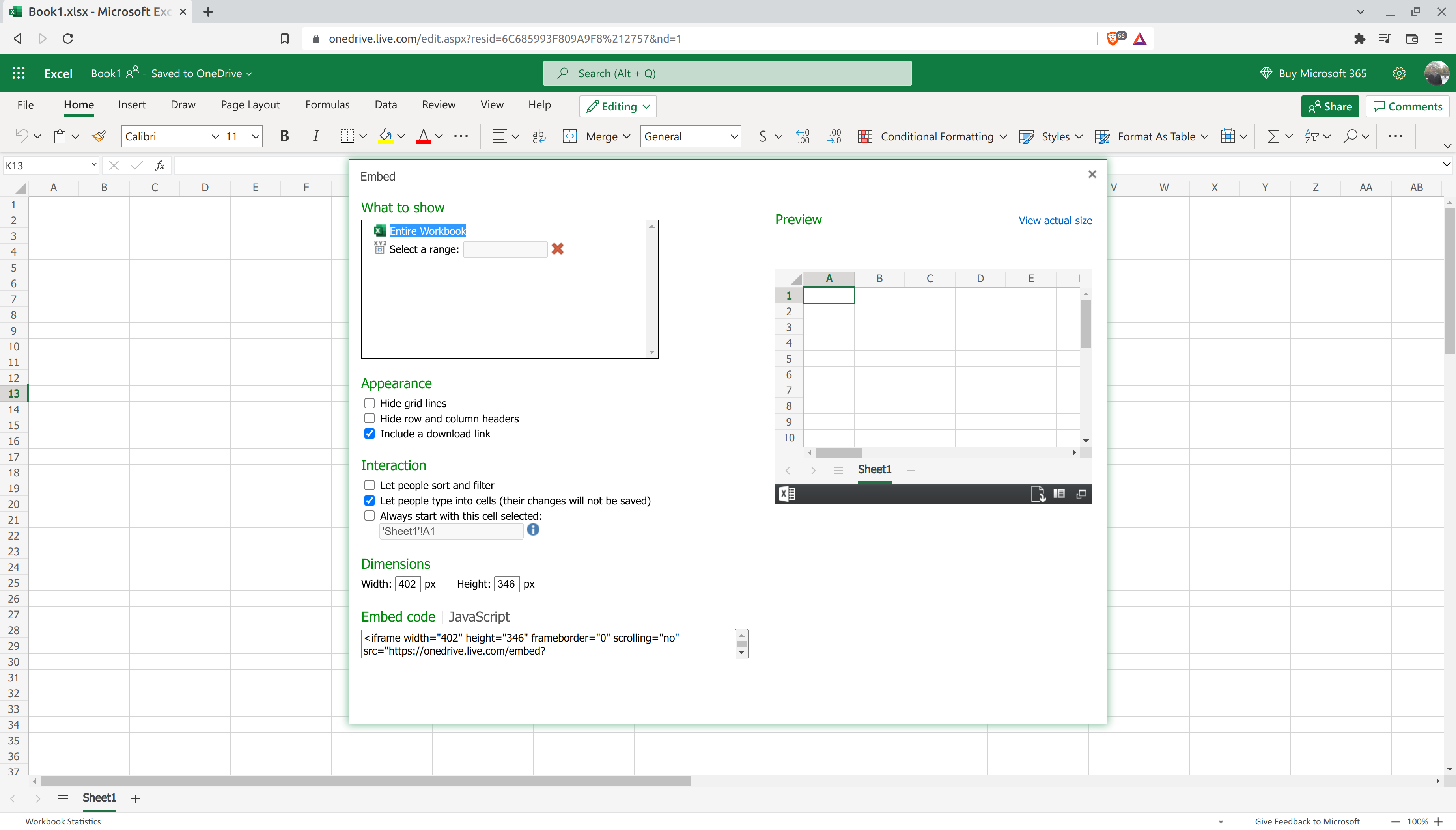 5 Ways to Embed Excel Sheets in Your Webpage