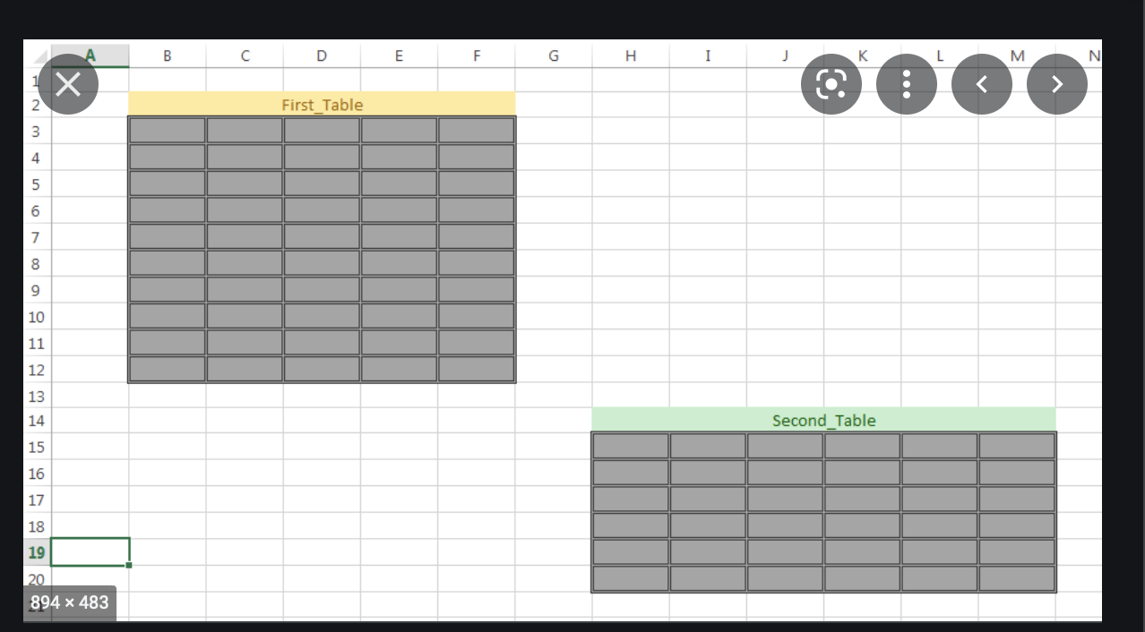 How To Extract Different Tables In Excel Sheet Using Python Stack