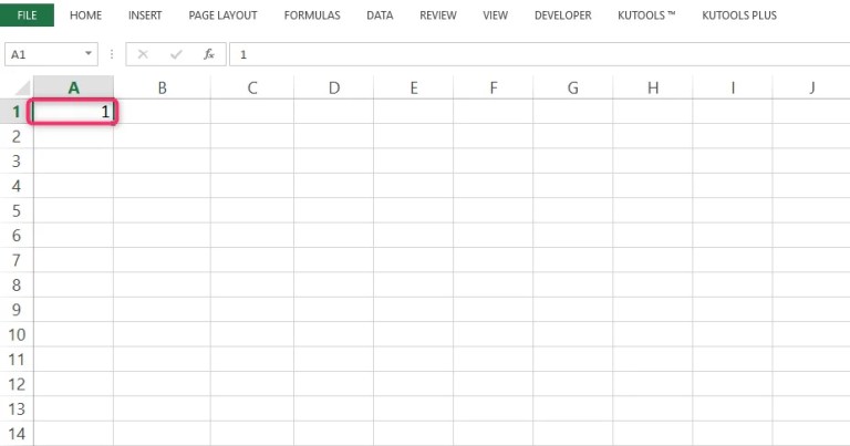 5 Quick Ways to Fill Numbers in Excel Sheet