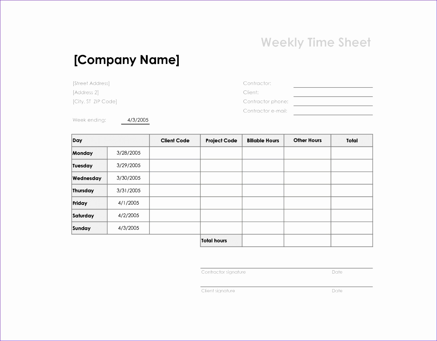 5 Easy Steps to Fill Time Sheets in Excel