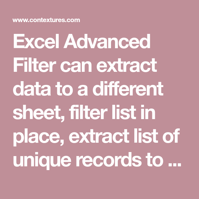 5 Ways to Filter Excel Data Across Sheets