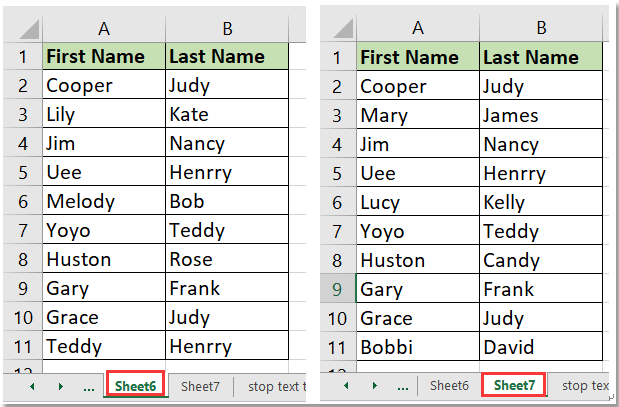 How To Find And Highlight Duplicate Names That Match Both First And