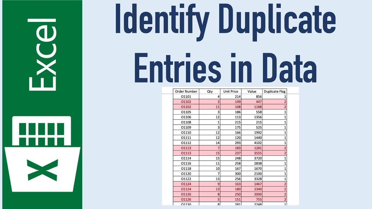 How To Find Duplicate Value Find From Excel Sheet Youtube