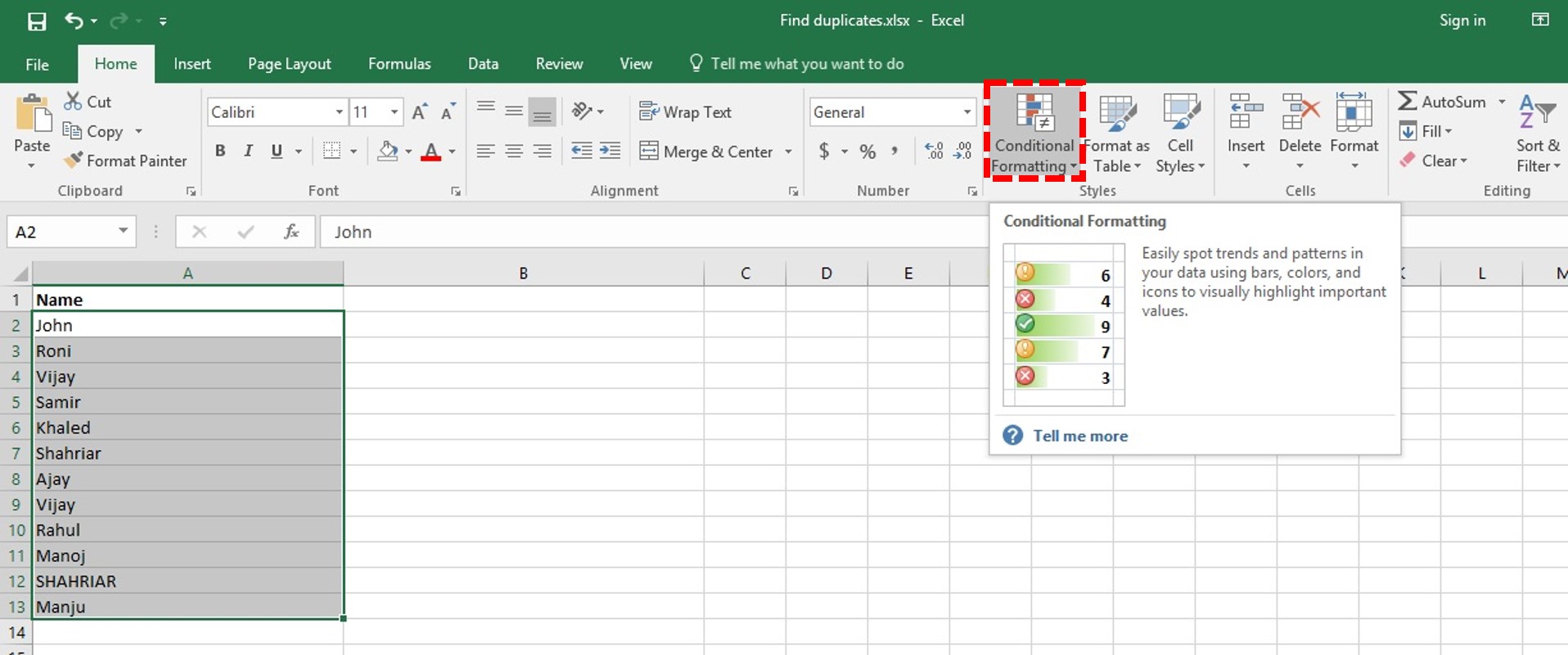 How To Find Duplicates In A List In Excel Printable Templates Free