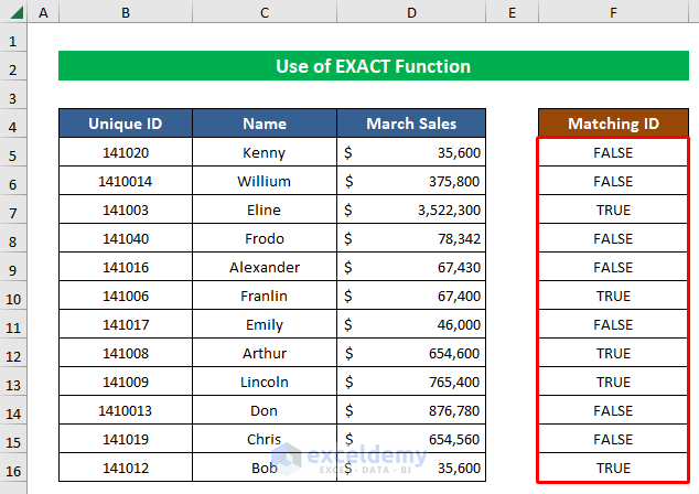 5 Quick Ways to Find Matching Excel Values