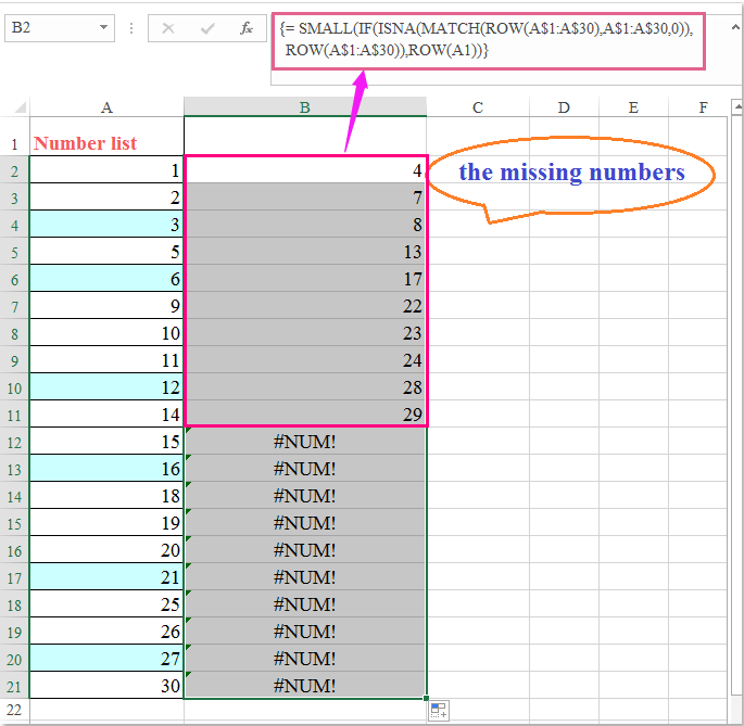 Find Missing Numbers in Excel: Quick Tips