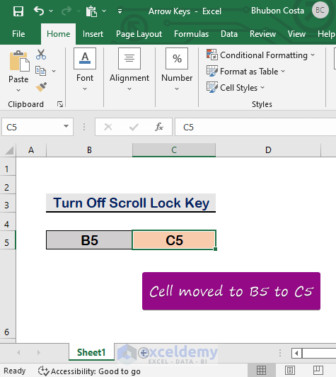 How To Fix Excel Arrow Keys Not Moving Cells Gadgetswright