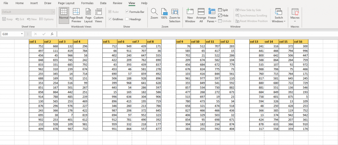 How To Fix Missing Rows And Column Letters In Excel Sheetaki