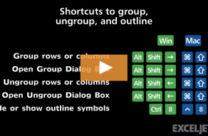 How To Fold The Rows And Columns Using Group Ungroup In Excel