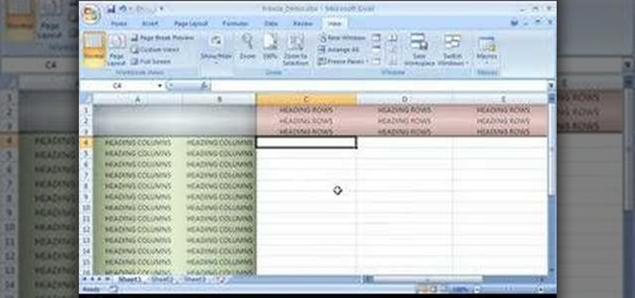 How To Freeze Unfreeze Rows Amp Columns In Ms Excel Excel 2003 2016