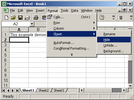 Hide Excel Sheets in 2003: A Simple Guide