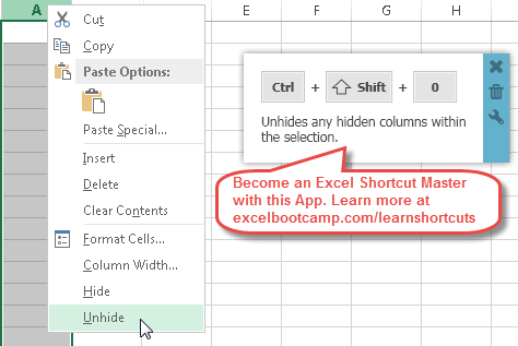 How To Hide Unhide Row And Column In Excel In Simple Way Excel4all