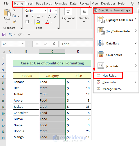 How To Highlight Cells And Text In Microsoft Excel Helpdeskgeek