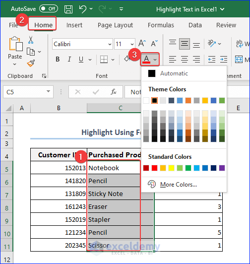 5 Easy Steps to Highlight Words in Excel Sheet