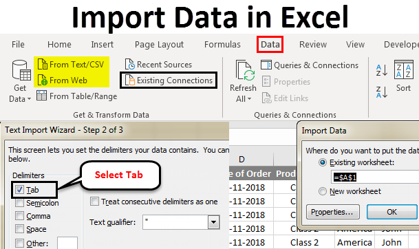 How To Import Data In Excel Excelnotes