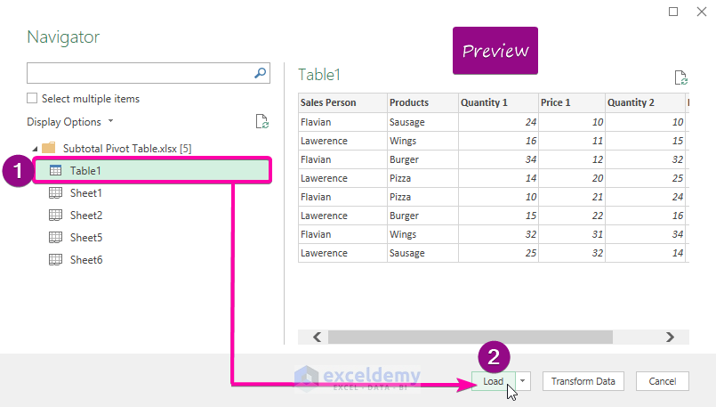 How To Import Data Into Excel From Another Excel File 2 Ways