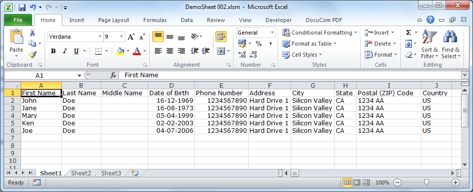 How To Improve Worksheet Readability In Excel