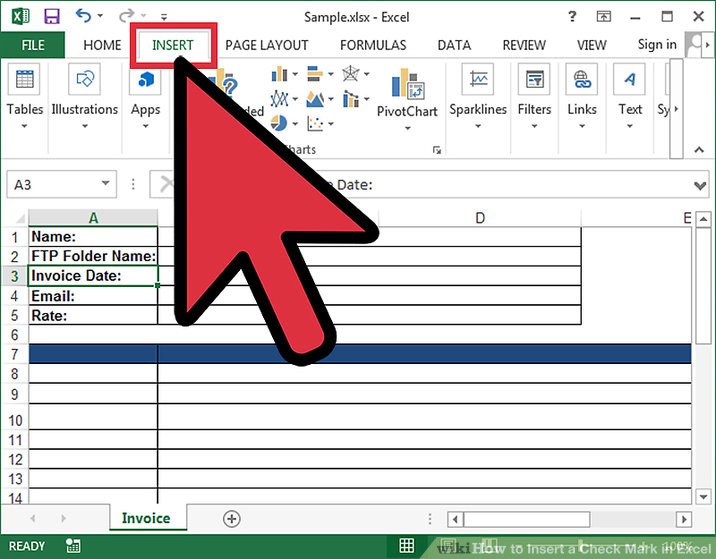 How To Insert A Check Mark In Excel 6 Steps With Pictures