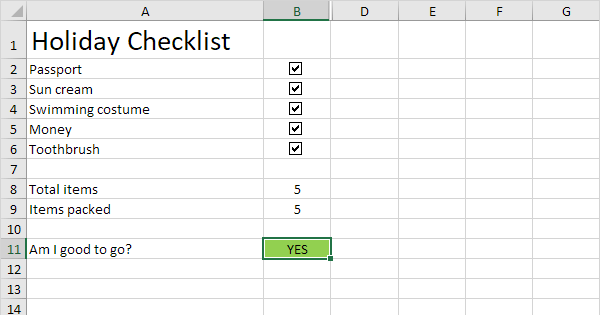 How To Insert A Checkbox In Excel 3 Easy Examples