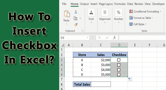 5 Simple Steps to Add Checkboxes in Excel