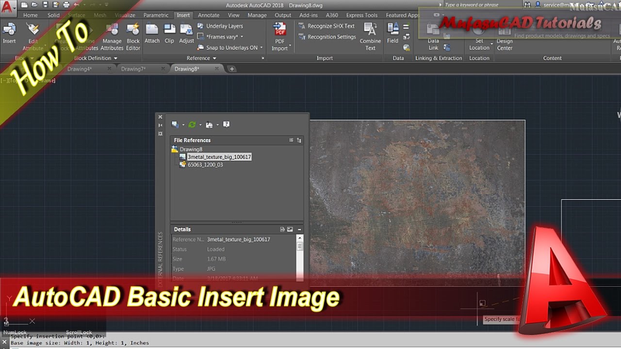 How To Insert Autocad Drawing In Excel Document Youtube