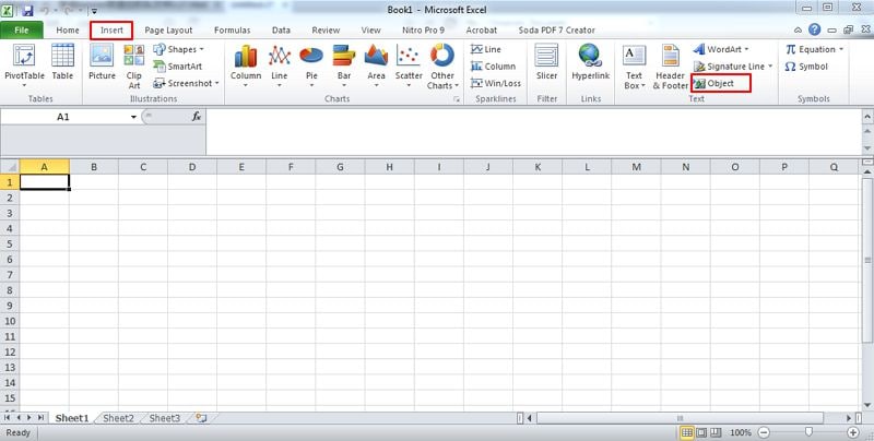 How To Insert Pdf File In Excel Sheet