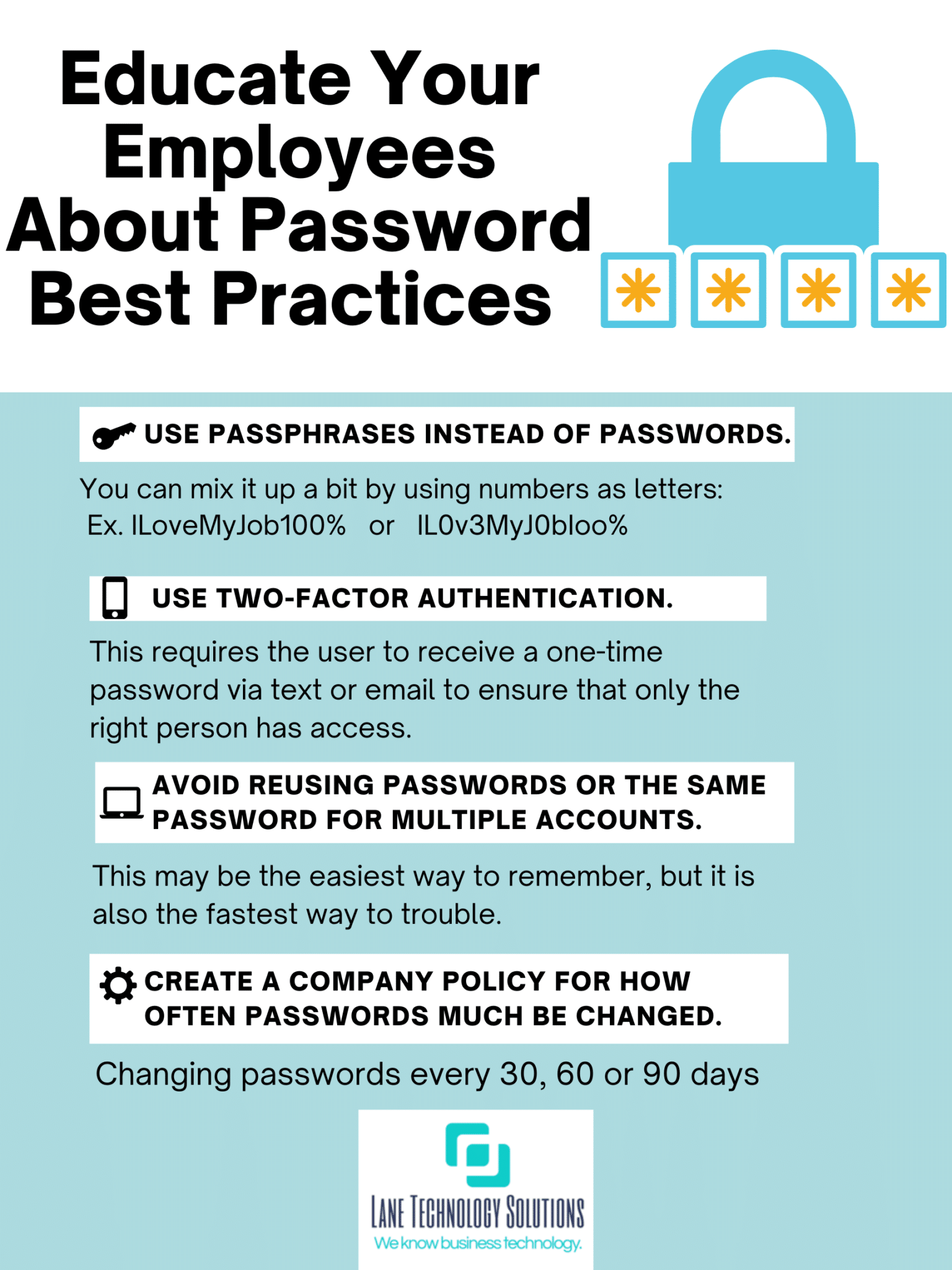 How To Keep Your Passwords Safe Lane Technology Solutions