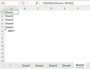 5 Quick Ways to List All Excel Sheet Names