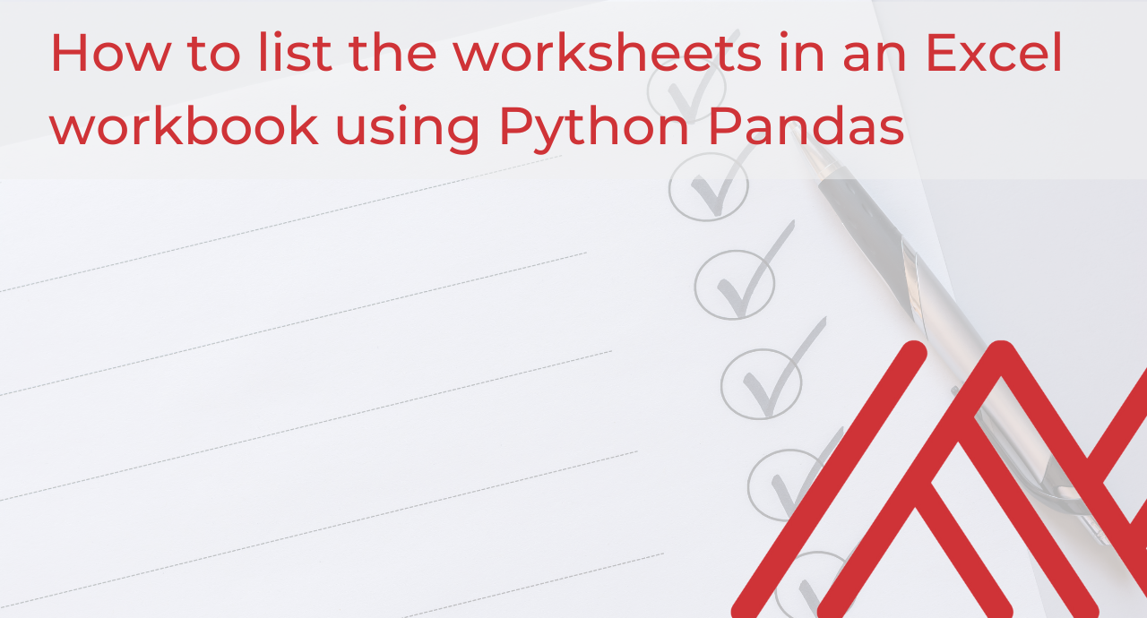 How To List The Worksheet Names Of An Excel Workbook Using Python