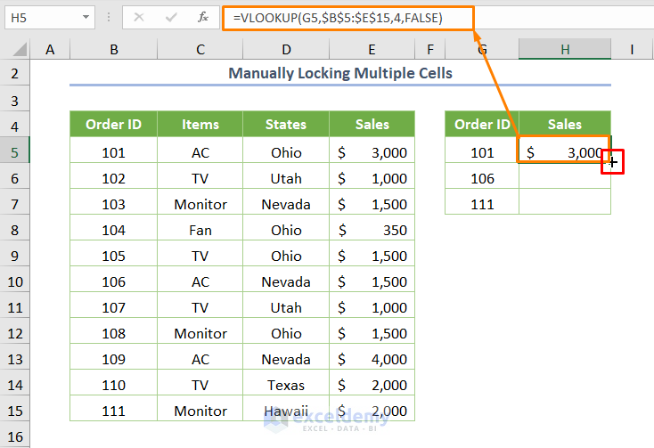 Lock Cells in Multiple Excel Sheets Easily