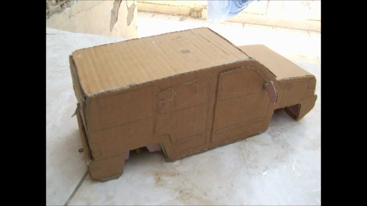 How To Make A Car From Cardboard Youtube