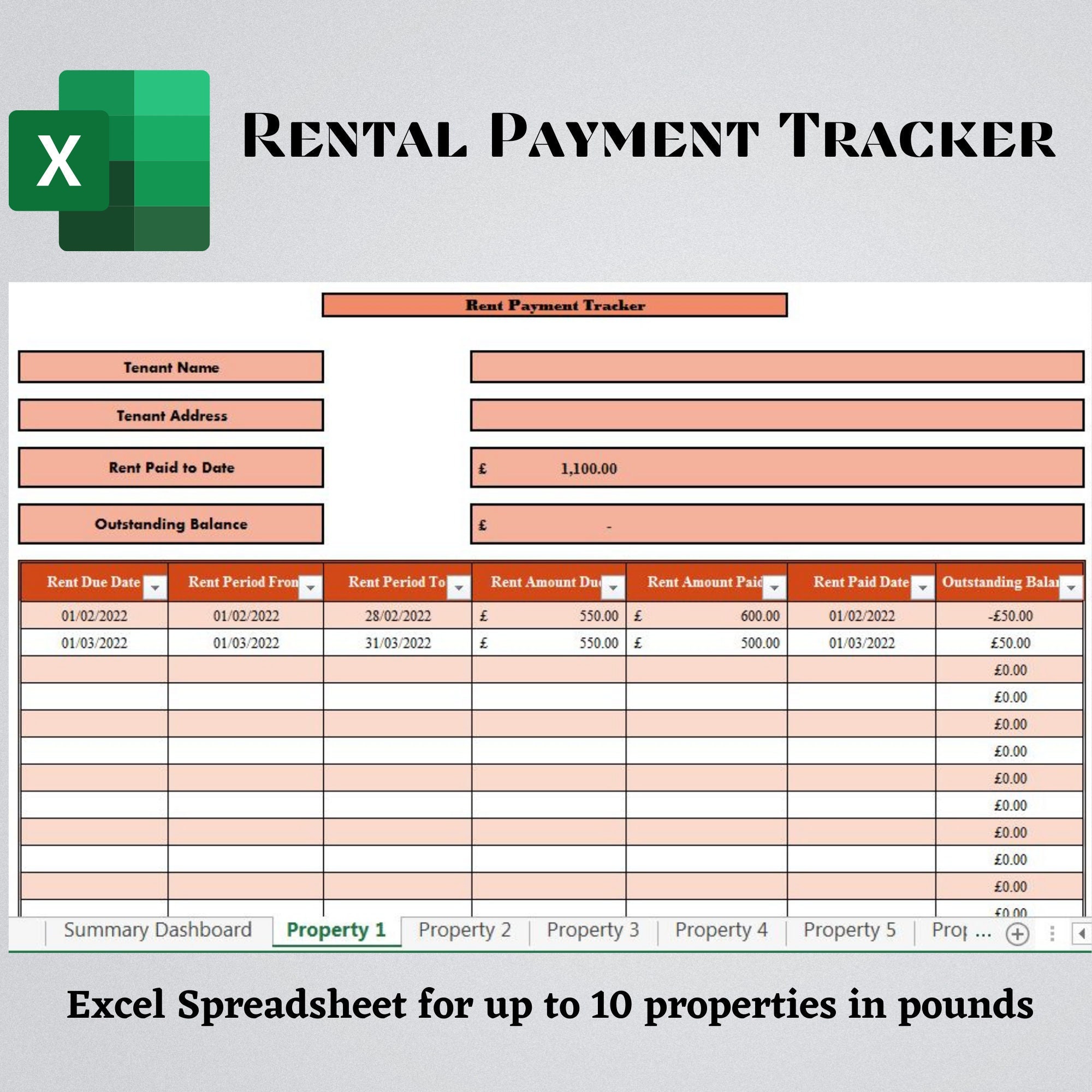 Create Your Rent and Utilities Excel Sheet Easily