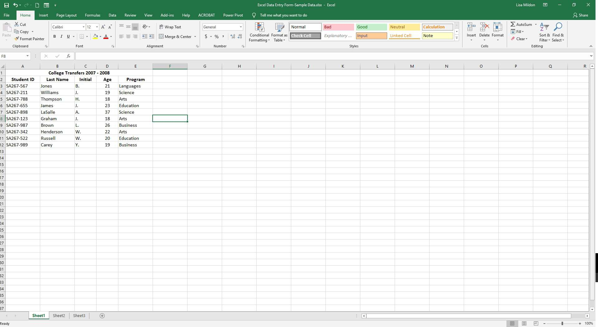 How To Make An Excel Spreadsheet Into A Fillable Form With Excel Data