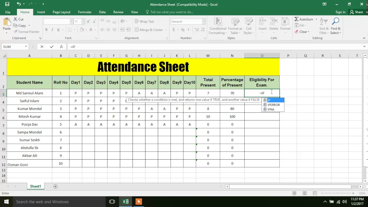 How To Make An Excel Spreadsheet