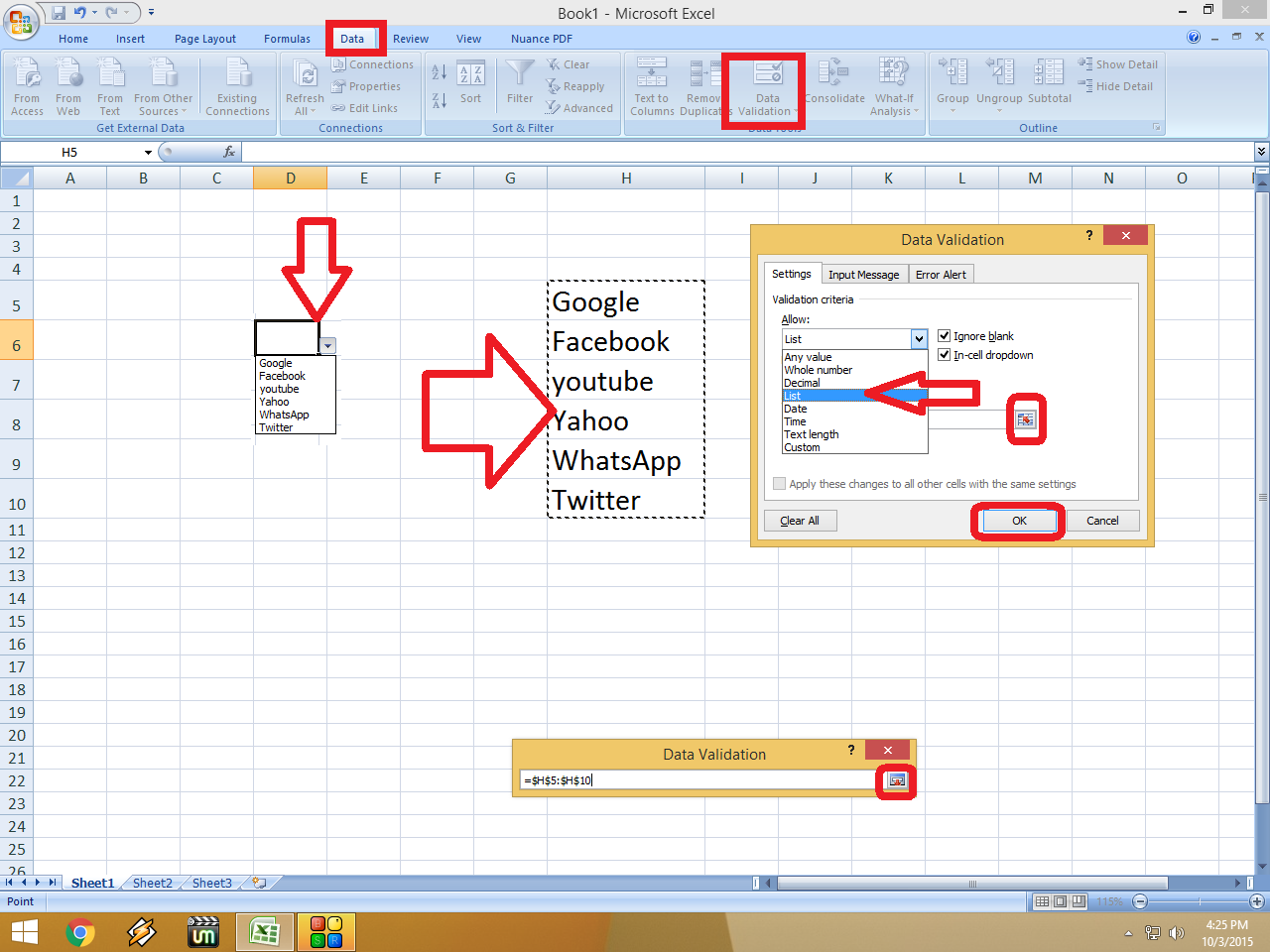 5 Easy Steps to Create Dropdown Lists in Excel