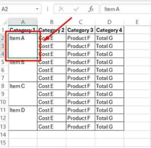 How To Make Merged Cells The Same Size In Excel Templates Sample Printables